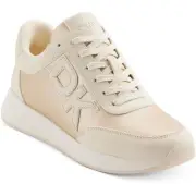 DKNY Womens Oaks Logo Beige Casual And Fashion Sneakers 11 Medium (B,M) 1858