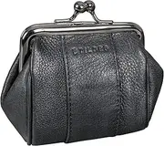 [STILORD] Dolly' Genuine Leather Purse Women's Retro Small Elegant Vintage Clip Wallet Leather Coin Purse for Women - Kiss-Lock Coin Bag with Clic-Clac Closure
