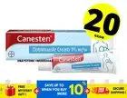 Canesten Cream Antifungal Ringworm Infection Athlete's Foot 20g