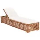Sun Lounger with Cushion Sofa Patio Day Bed Garden Outdoor Furniture vidaXL