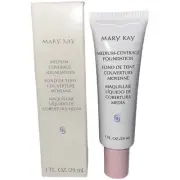 Mary Kay MEDIUM Coverage Foundation Ivory # 104 PINK Cap DISCONTINUED 355100