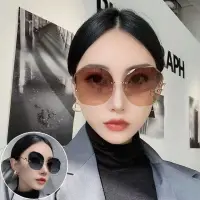 在飛比找momo購物網優惠-【Seoul Show 首爾秀】鑽石切邊無框花型太陽眼鏡UV