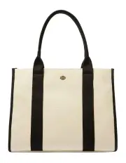 [Ravella] Tyra Tote Bag in Beige Canvas