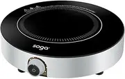 SOGA 26cm Smart Electric Induction Cooktop Portable Kitchen Cooker for Cookware