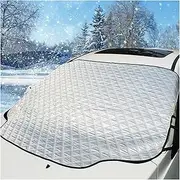 Foldable Car Windshield Sun Shade for 1pcs Universal Magnetic Car Windshield Snow Cover Winter Ice Frost Guard Sun Shade Protector Reflective Ice Snow Cover (Color : 193 126cm)