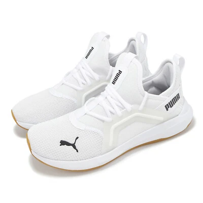 Puma Softride Enzo 5 White Black Men Unisex Road Running Shoes 311098-08