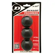 Dunlop Progress 3 Pack Squash Balls