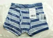 Calvin Klein Boys Boxer Brief 4T Blue White Cotton Stretch Classic Fit Logo New