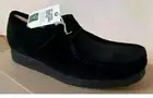 BNIB Clarks ORIGINALS Ladies WALLABEE ICTD Black Suede Shoes