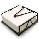 Napkin Holder for Table, Metal and Wood Napkin Holder, Standing Napkin5917