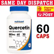 Nutricost Quercetin With Bromelain 880mg 60 Capsule Premium Grade Free Post