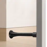 3-1/8" Flexible Spring Door Stoppers with Rubber Bumper Tips