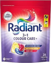 Radiant Colour Care 3-In-1 Laundry Detergent 28 Capsules, 420 g (Pack of 1)