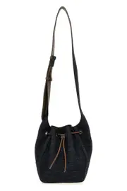Brunello Cucinelli Small BC Duo Drawstring Bucket Bag One size Black