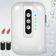 Aquarium Air Pump,Rechargeable Portable Oxygen Pump with Single/Dual Outlets,USB