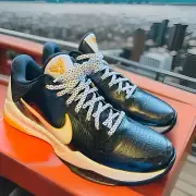 Nike Kobe Bryant V 5 Del Sol 2010 386429-002 9 US 42.5 EUR 8 UK Mamba Black new