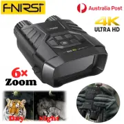 FNIRSI NVS-40 Binoculars Night Vision Goggles 4K HD 6x Digital Zoom Hunting Tool