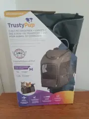 New TRUSTYPUP 2 In 1 Pet Backpack Carrier Medium Cat Dog Airline Approved
