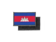 Flag patch printed badge country cambodia