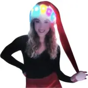Santa Hat with Lights – Light Up Santa Hat Adult