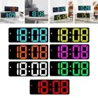 Digital Desk Clock Temperature LED Desktop Alarm Clock for Beside Hall Adult