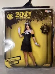 Licensed Bendy Ink Machine Alice Angel Classic Toys Games Costume Adult Women LG