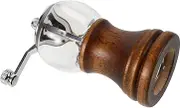WHAMVOX Mini Pepper Grinder with Crank Handle Durable Construction for Kitchen and Outdoor BBQ Precision Grinding for Pepper and Grains Easy to Use and Clean