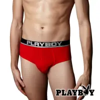 在飛比找momo購物網優惠-【PLAYBOY】彈力個性三角褲(Playboy三角褲)