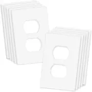 1-Gang Screwless Decorative Wall Plates, Stander-Size Unbreakable Thermoplastic