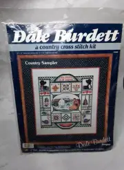 1987 Dale Burdett A Country Cross Stitch Kit Country Sampler