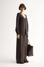 Ellis Knit Chocolate Size 12 | Elka Collective