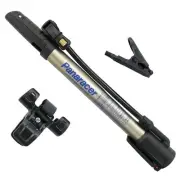 Bicycle Air Pump Portable Pump Compatible with All Valve Ball/Float Adapter Atta