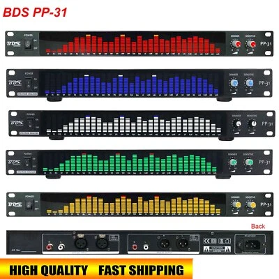BDS PP-131 / PP-31 Digital Audio Spectrum Analyzer Display VU Meter 31-Segment