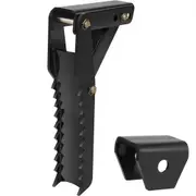 VEVOR Backhoe Excavator Thumb Attachments, 91.44 cm Adjustable Extreme Weld On Backhoe Thumb Hoe Clamp 1.27 cm Inch Teeth Thick Steel Plate 16MM Asse