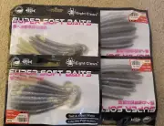 (4) Pack Eight Claws Super Soft Baits 8 Pack 123mm 5g Salt & Fresh Water Bait