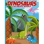 DINOSAURS COLORING BOOK: DINOSAUR COLORING BOOKS FOR KIDS 2-4