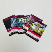 5 LOCATION DC Comics Deck Building Game cards 2020 ARKAHAM ASYLUM, THE BATCAVE..
