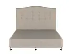 Slumberland Ornate Buttoned Headboard Standard Base - Queen / Steel