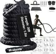 Battle Ropes for Home Gym Workout Rope Exercise Rope Heavy Ropes for Exercise Training Ropes Weighted Ropes for Working Out Gym Rope