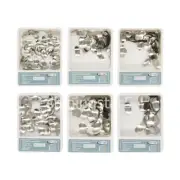 100 Pcs Dental Matrices Bands Sectional Contoured Metal Matrix Ledge S M L