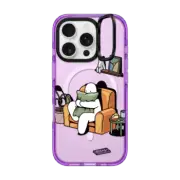 iPhone 16 Pro Impact Ring Stand Case MagSafe Compatible Horror movie