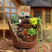 Wow Garden Lovely Micro Garden Bonsai Landscape Mini Planter Flower Pot Plant Succulent Decoration