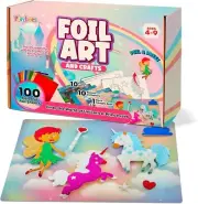 Foil Arts & Craft Activity - Unicorns & Princesses - Preschool Arts Crafts Kit
