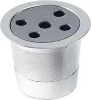 Reusable Espresso Pods, Stainless Steel Coffee Filter, Rust Proof Reusable Coffee Filter Pods, Eco Friendly Coffee Accessories for Home, Cafes, Hotels, Living Rooms, Reusable Pod for Espresso Machines