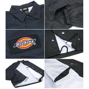 【DICKIES】 美線 76242 Snap Front Nylon Jacket 教練外套 (鋼青SU) 化學原宿