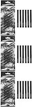 Anneome 3sets Compressed Charcoal Sticks Art Supplies Sketch Sticks Painting Shading for Artists Students and Beginners Natural Lines Smooth Touch 6pcs*3