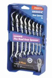 Kincrome K3701 - Combination Flex Head Gear Spanner Set
