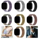 For Fitbit Sense/ Versa 3 Band Stainless Steel Milanese Loop Wristband Strap