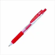 Zebra Sarasa Clip 0.7 Mm Gel Ink Pen Red Jjb15-r