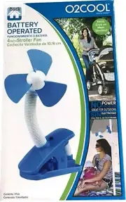 Travel O2 cool fan 4 Inch Stroller Fan, or for desk fan or personal fan